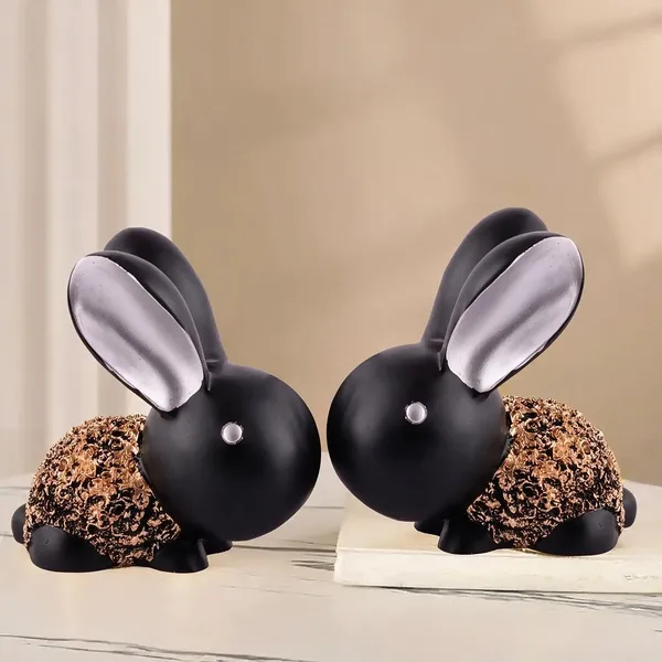 Resin_Decorative_Black_Mouse_Rabbit_Animal_Figurine_Set