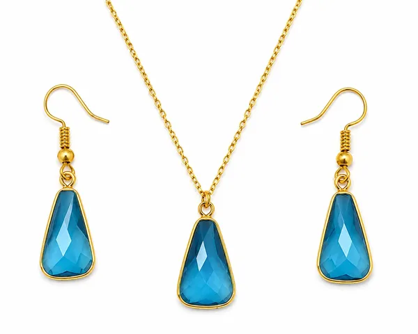 Gold_Tone_Blue_Teardrop_Jewellery_Set_for_Women