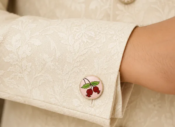 Rose_Gold_Pomegranate_Motif_Cufflinks_for_Men
