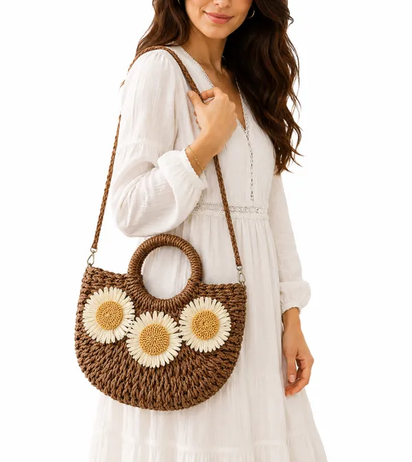 Brown_Woven_Floral_Handbag_for_Women