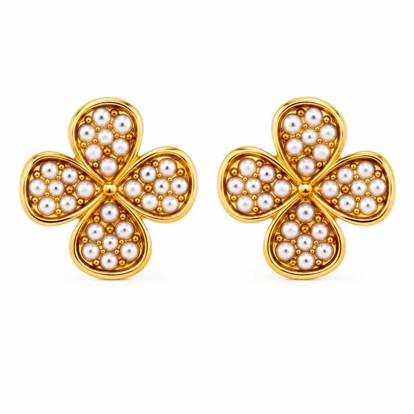 Gold_Tone_Pearl_Flower_Stud_Earrings_for_Women