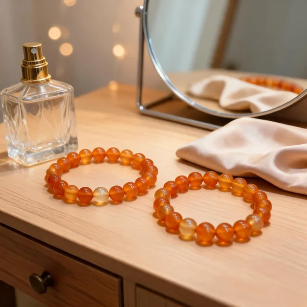 Orange_Carnelian_Bracelet_Set_For_Adults