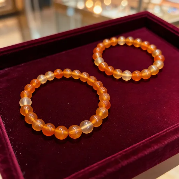 Orange_Carnelian_Bracelet_Set_For_Adults