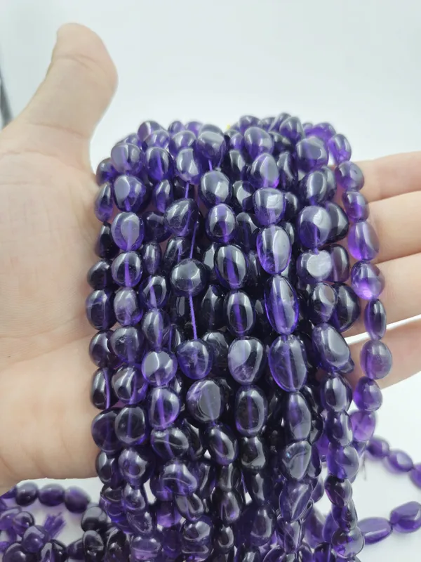 Purple_Irregular_Bead_Strands_for_Jewelry_Making