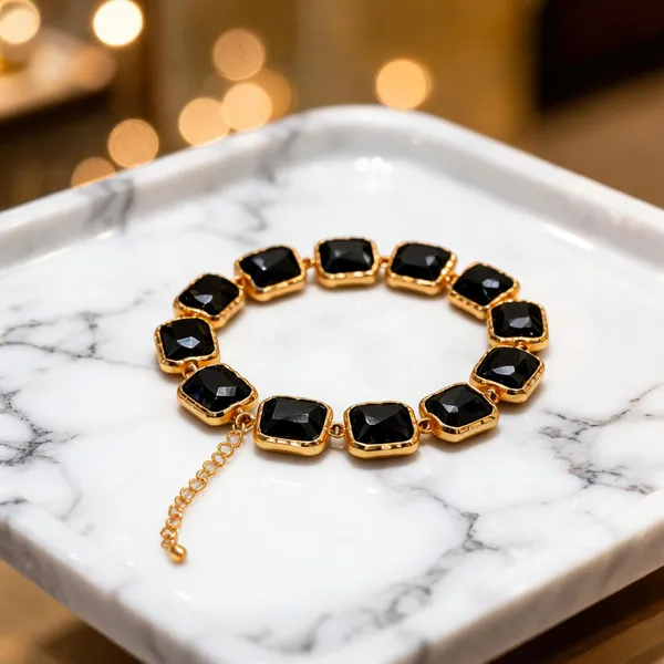 Black_And_Gold_Italian_Brass_Bracelet_For_Women