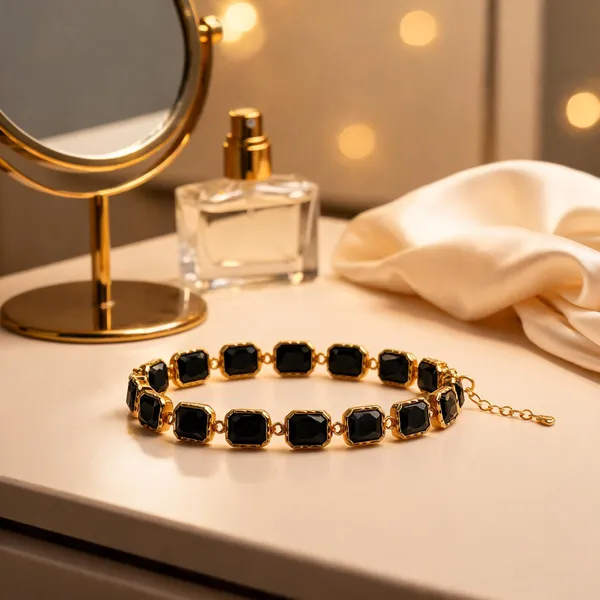 Black_And_Gold_Italian_Brass_Bracelet_For_Women