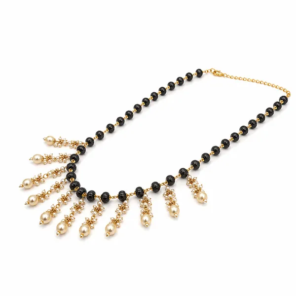 Black_Beaded_Pearl_Drop_Necklace_for_Women