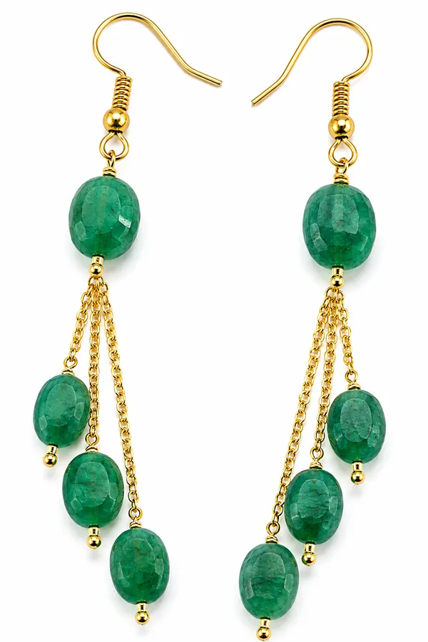 Green_Beaded_Drop_Earrings_for_Women