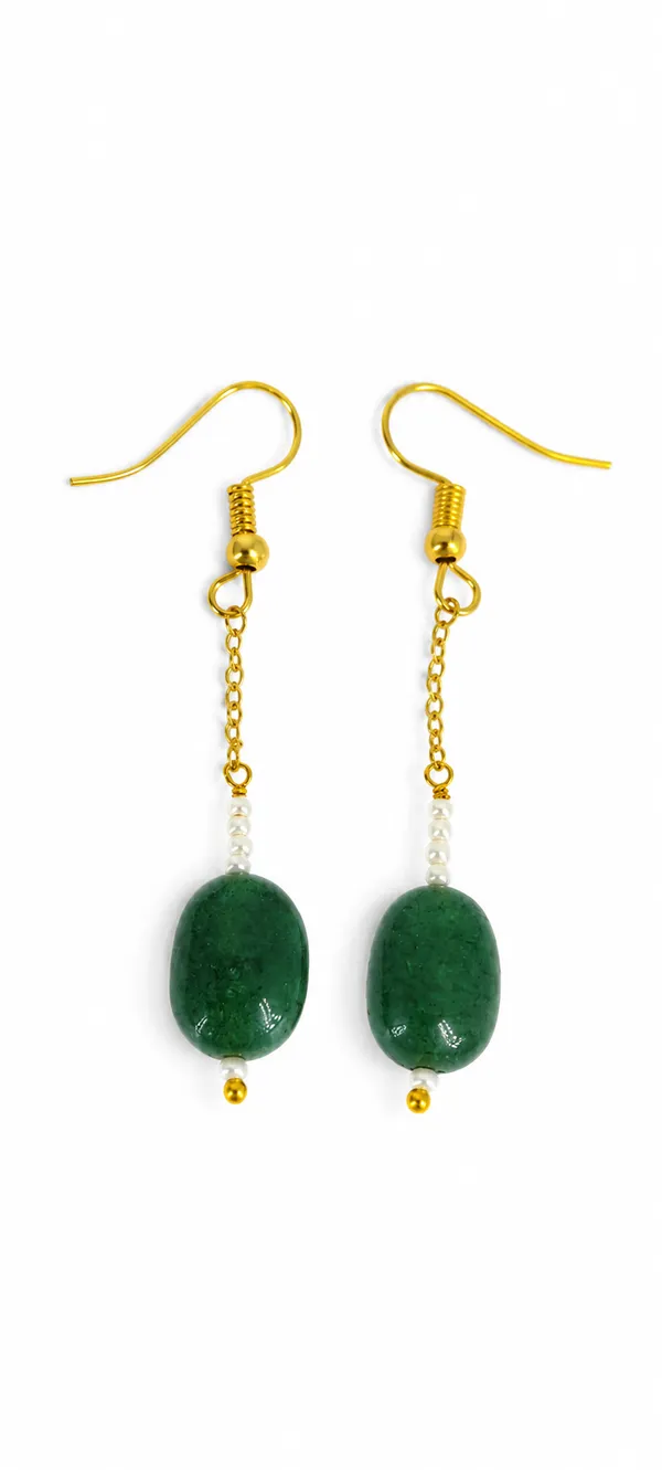 Green_Beaded_Drop_Earrings_for_Women
