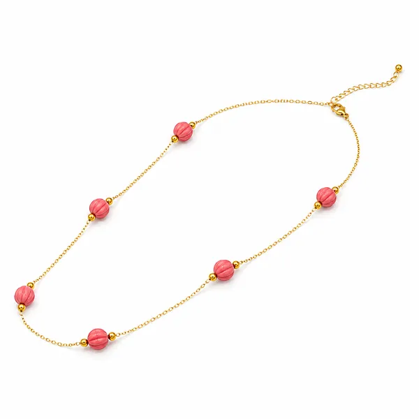 Pink_Beaded_Necklace_for_Women