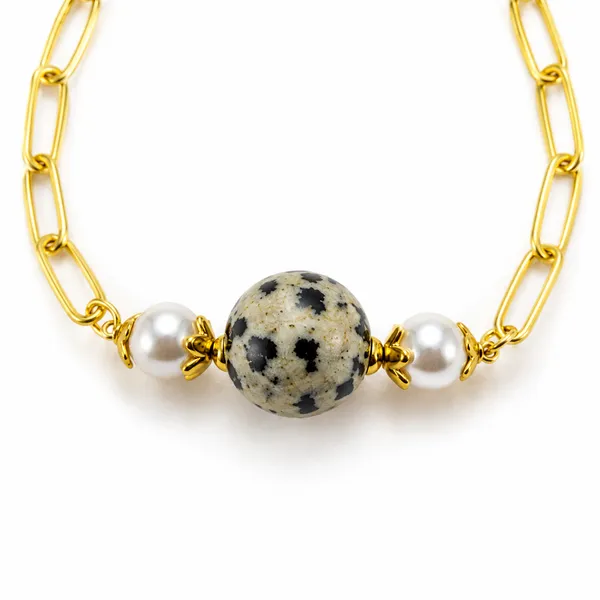 Gold_Tone_Stone_And_Pearl_Bracelet_for_Women