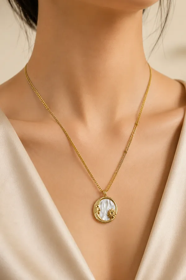 Gold-Tone_Statement_Pendant_Necklace_for_Women