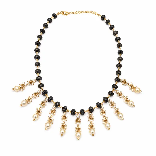 Black_Beaded_Pearl_Drop_Necklace_for_Women