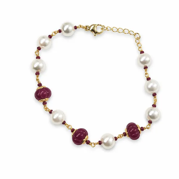 Maroon_Pearl_Beaded_Bracelet_for_Women