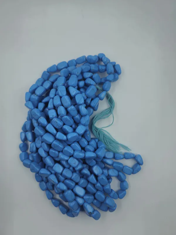 Blue_Irregular_Bead_Strand_for_Jewellery_Making