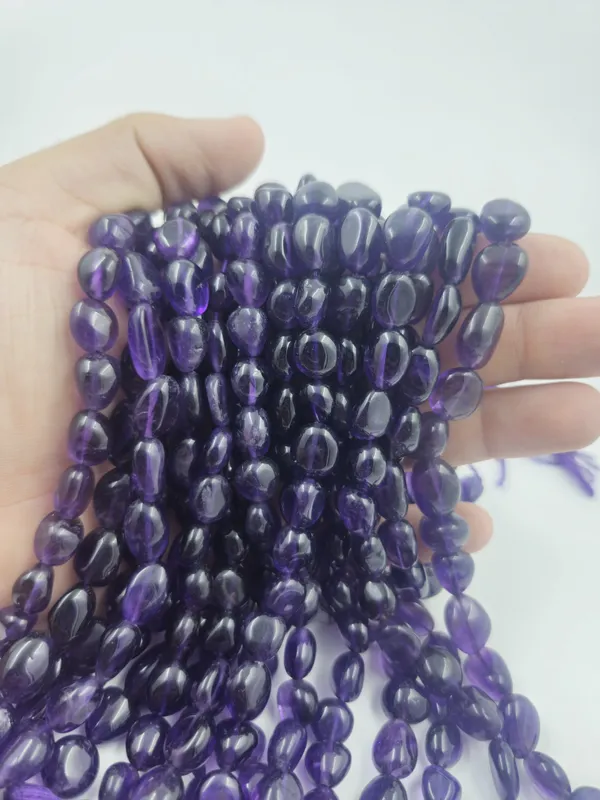 Purple_Irregular_Bead_Strands_for_Jewelry_Making
