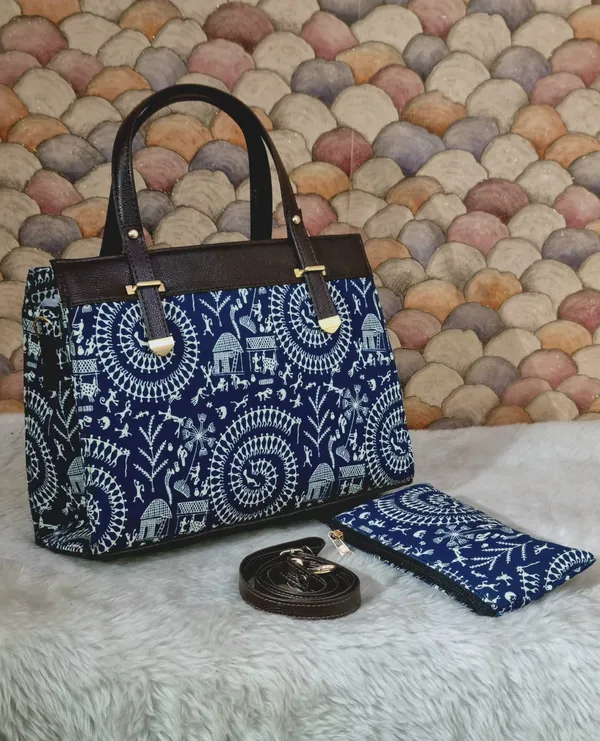 Blue_Printed_Fabric_Tote_Bag_For_Women