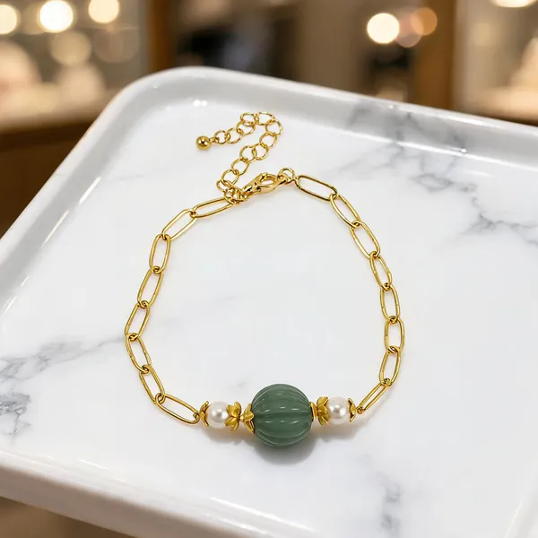 Gold-Tone_Italian_Brass_Bracelet_For_Women