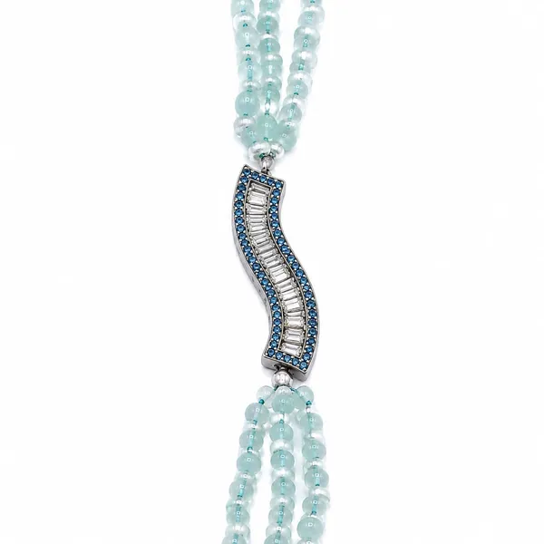Aqua_Beaded_Statement_Necklace_For_Women