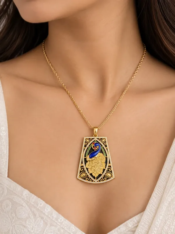 Gold_Tone_Peacock_Pendant_Necklace_for_Women