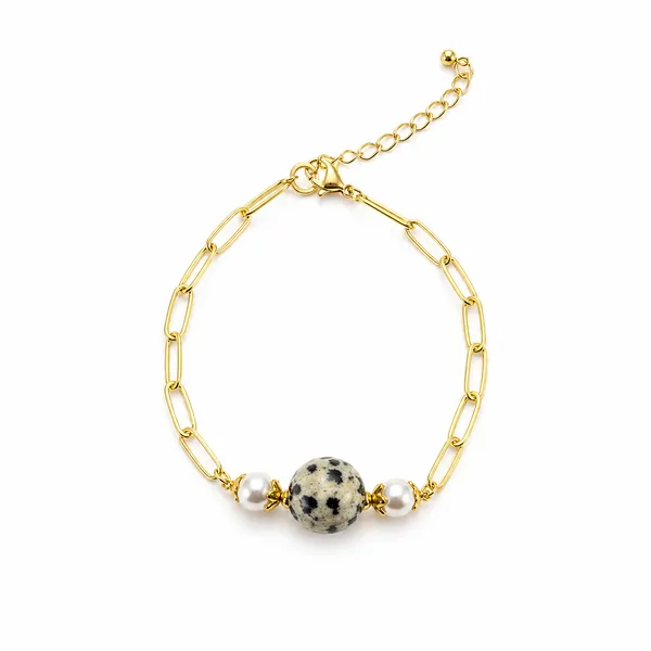 Gold_Tone_Stone_And_Pearl_Bracelet_for_Women
