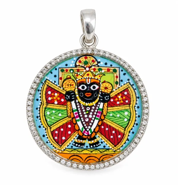 Silver_925_Lord_Jagannath_Enamel_Pendant_for_Men_And_Women