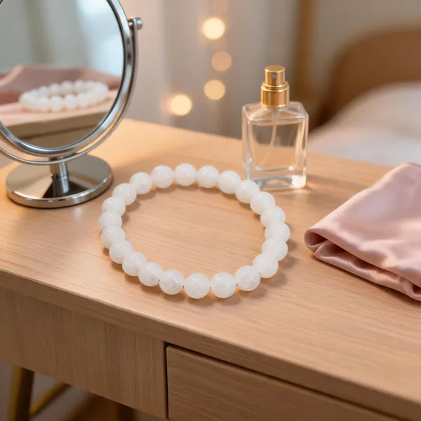 White_Rose_Quartz_Bracelet_For_Women