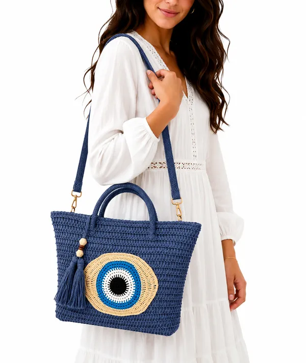 Navy_Woven_Tote_Bag_for_Women