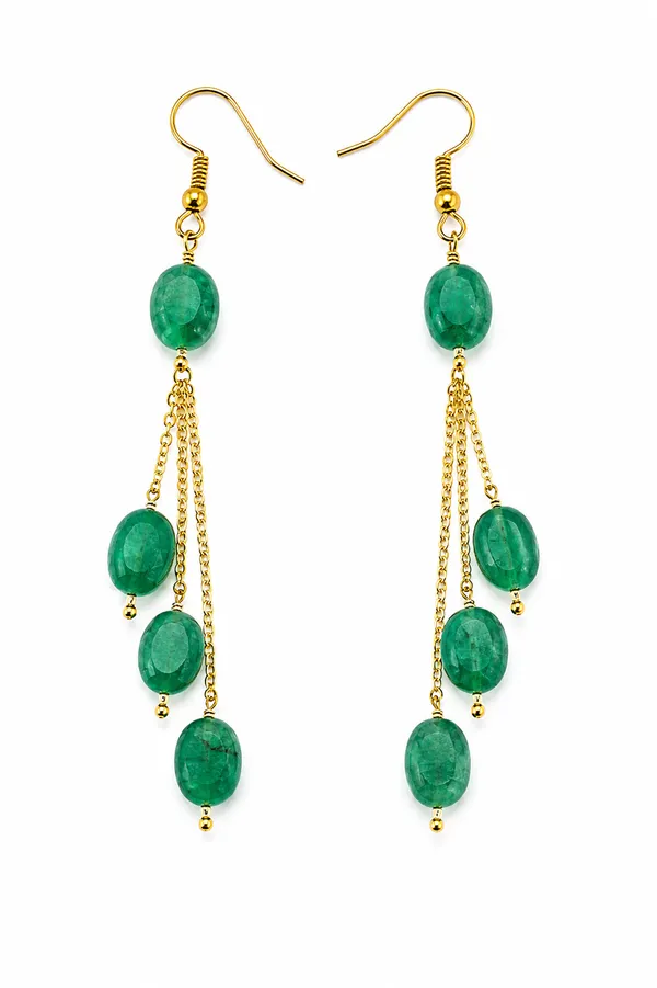 Green_Beaded_Drop_Earrings_for_Women