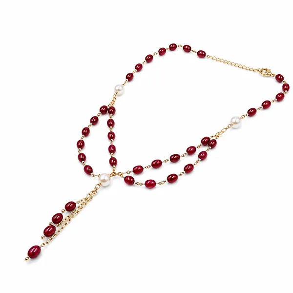 Red_Beaded_Layered_Necklace_for_Women