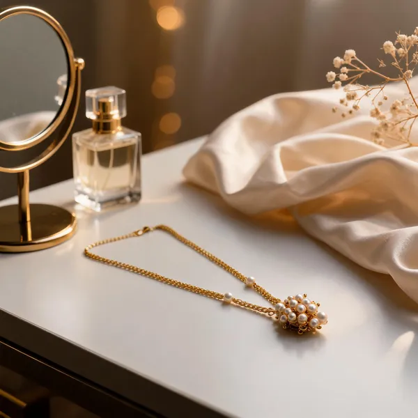 Gold-Tone_Italian_Brass_Pendant_Necklace_For_Women