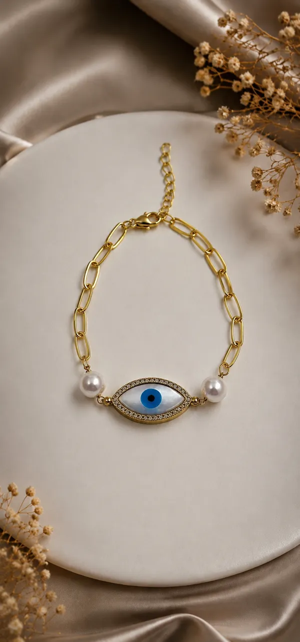Gold-Tone_Evil_Eye_Charm_Bracelet_for_Women