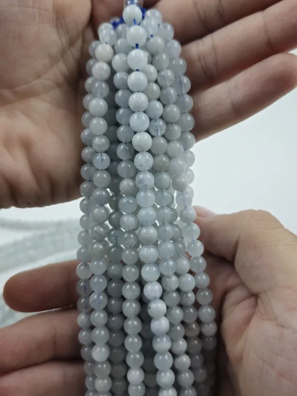 White_Grey_Round_Bead_Strands_For_Jewelry_Making