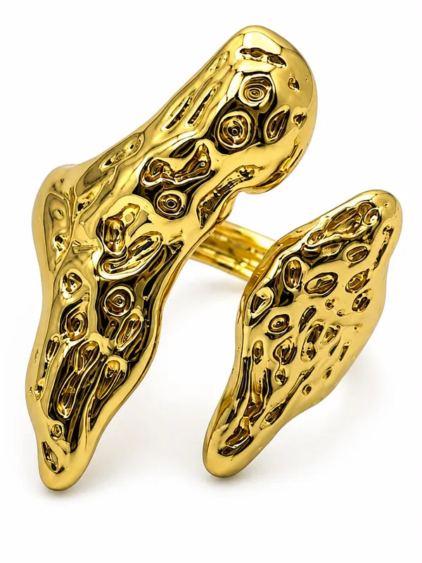 Gold_Tone_Textured_Open_Ring_for_Women