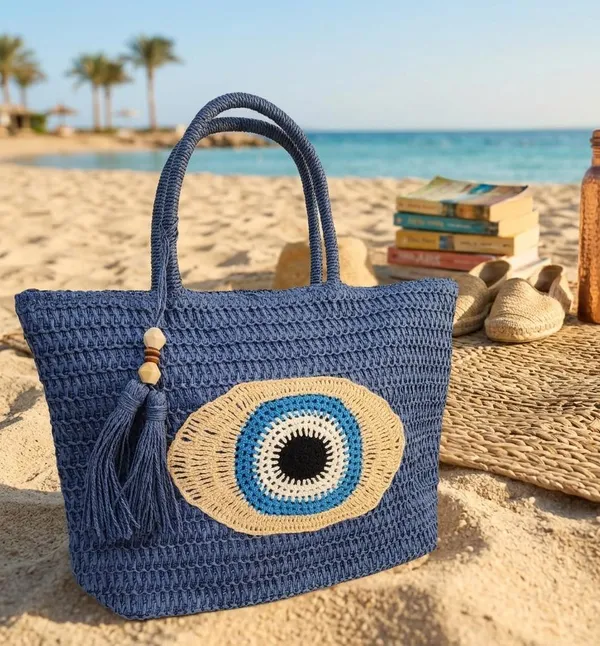 Navy_Woven_Tote_Bag_for_Women