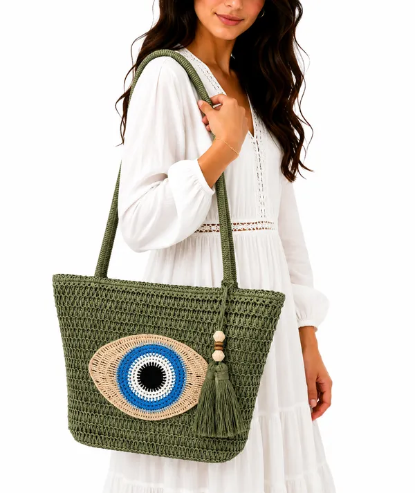 Green_Crochet_Tote_Bag_for_Women