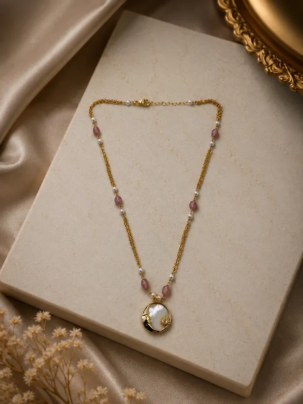 Gold-Tone_Statement_Pendant_Necklace_for_Women