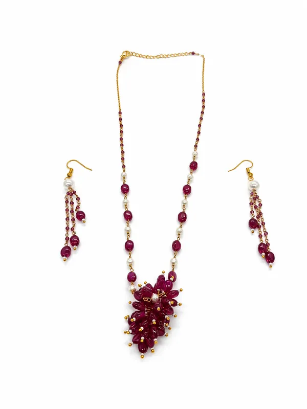 Maroon_Beaded_Necklace_Set_for_Women