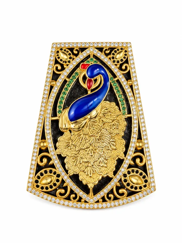Gold_Tone_Peacock_Pendant_Necklace_for_Women