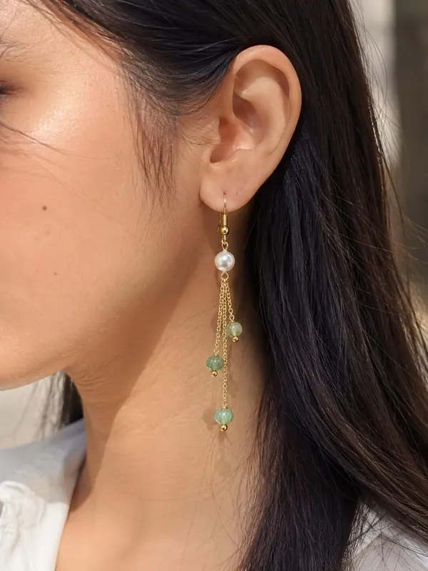 Gold_Tone_Pearl_Beaded_Drop_Earrings_for_Women