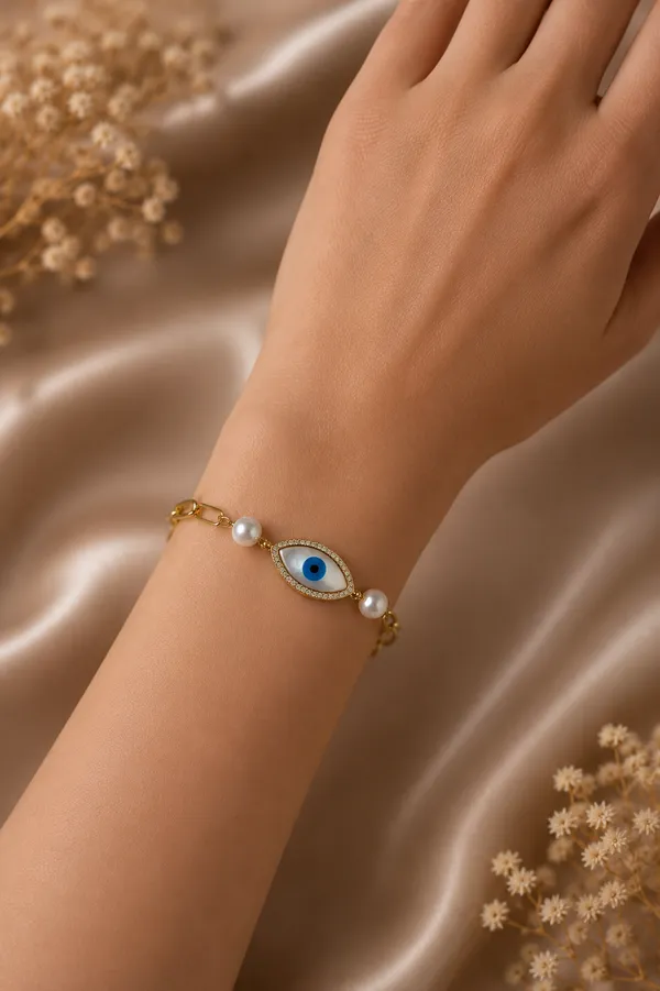 Gold-Tone_Evil_Eye_Charm_Bracelet_for_Women