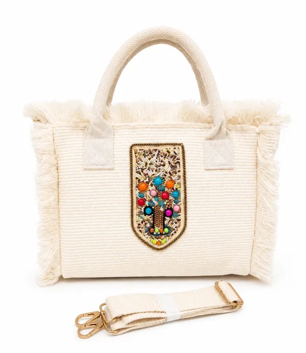 White_Canvas_Bohemian_Tote_Bag_for_Women