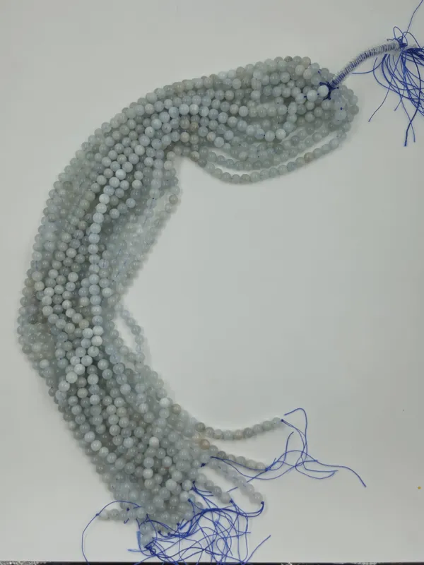 White_Grey_Round_Bead_Strands_For_Jewelry_Making