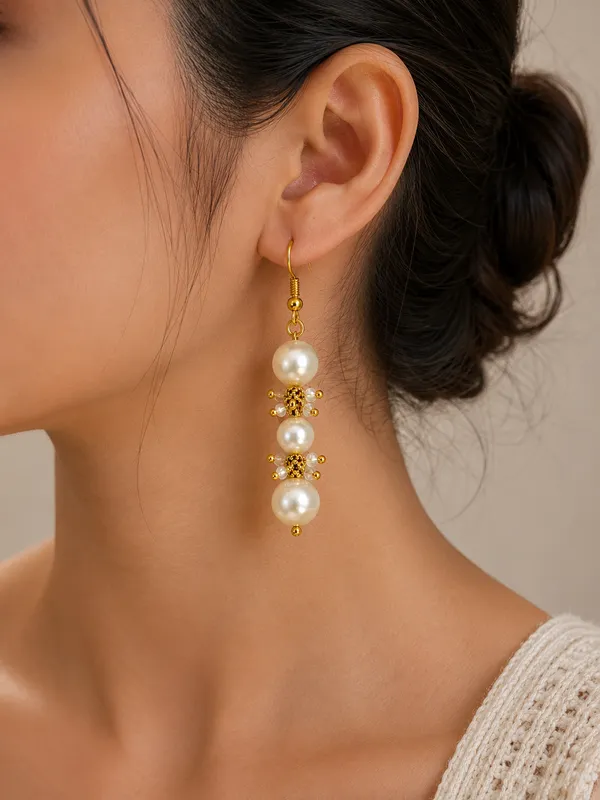 Gold_Tone_Pearl_Drop_Earrings_for_Women