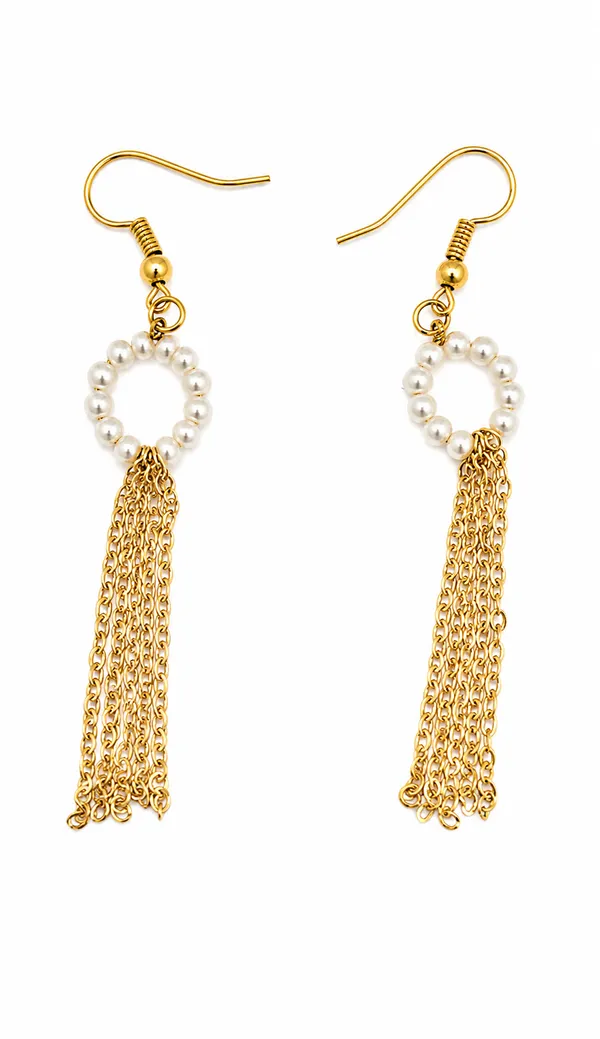 Gold_Tone_Pearl_Tassel_Drop_Earrings_for_Women