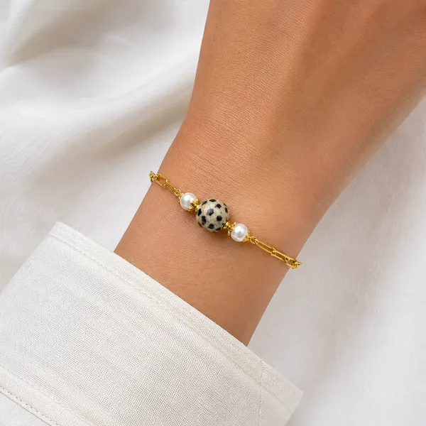 Gold_Tone_Stone_And_Pearl_Bracelet_for_Women