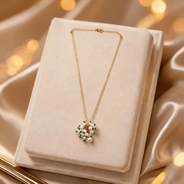 Gold-Tone_Italian_Brass_Pendant_Necklace_For_Women