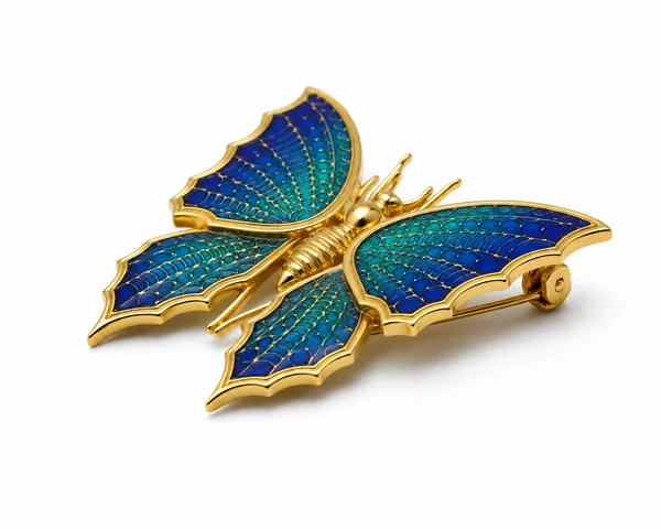 Blue_Enamel_Butterfly_Brooch_For_Women