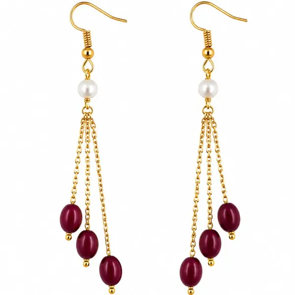 Gold_Tone_Pearl_Beaded_Drop_Earrings_for_Women