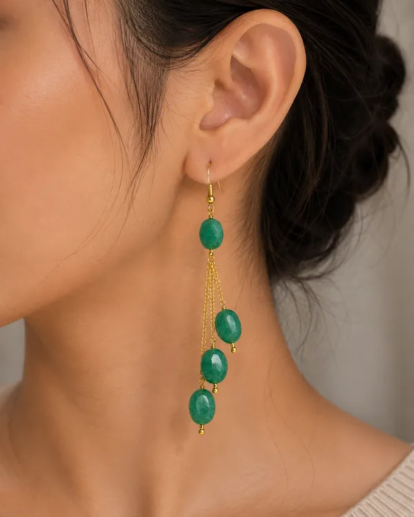 Green_Beaded_Drop_Earrings_for_Women